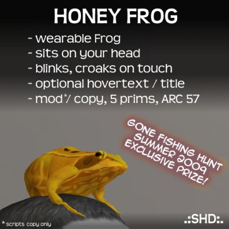 Honey Frog .:SHD:. - GFH Summer 2009 exclusive prize
